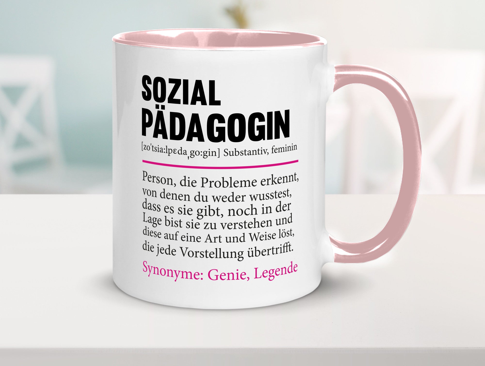 Sozialpädagogin | Spruch lustig Humor Pädagogin v2 Geschenkidee Geschenk Tasse