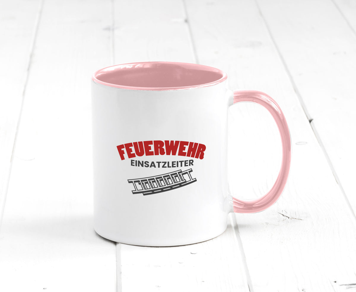 Feuerweher Einsatzleiter | Feuerwehrmann Feuerlöscher Geschenk Humor Tasse