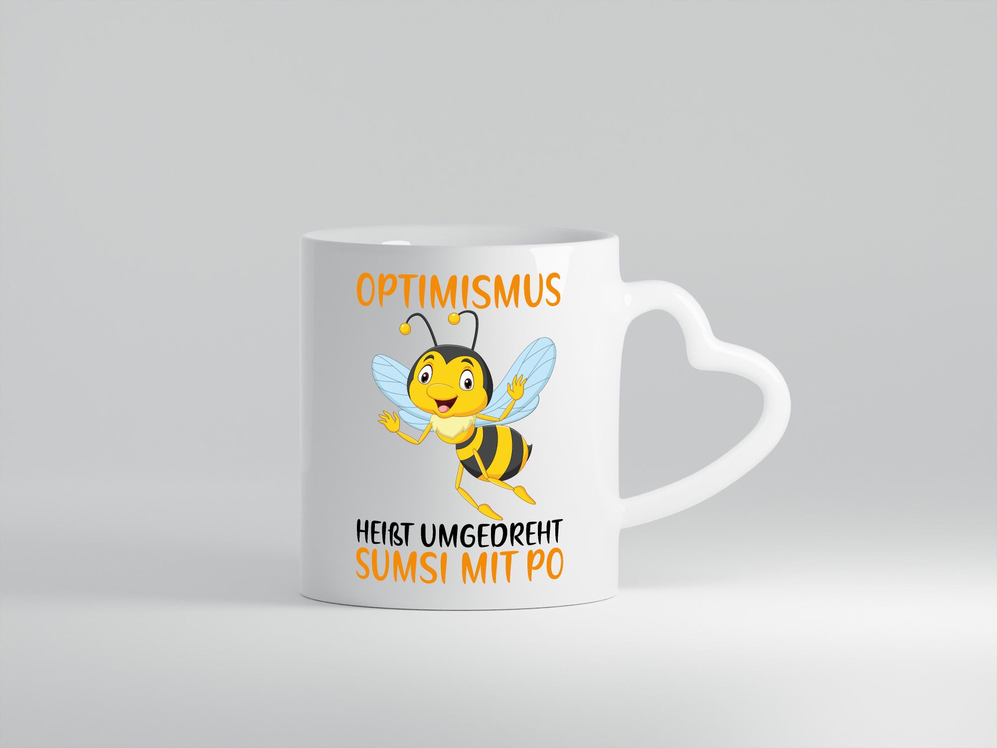 Optimismus Sumsi mit Po | lustige Biene Witz Comic Geschenk Humor Geschenkidee