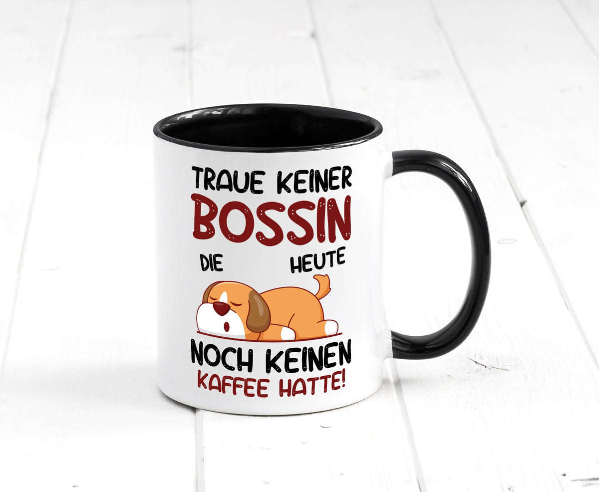 Traue keiner Bossin | Führungskraft Vorgesetzte lustiger Spruch Geschenk Humor Tasse