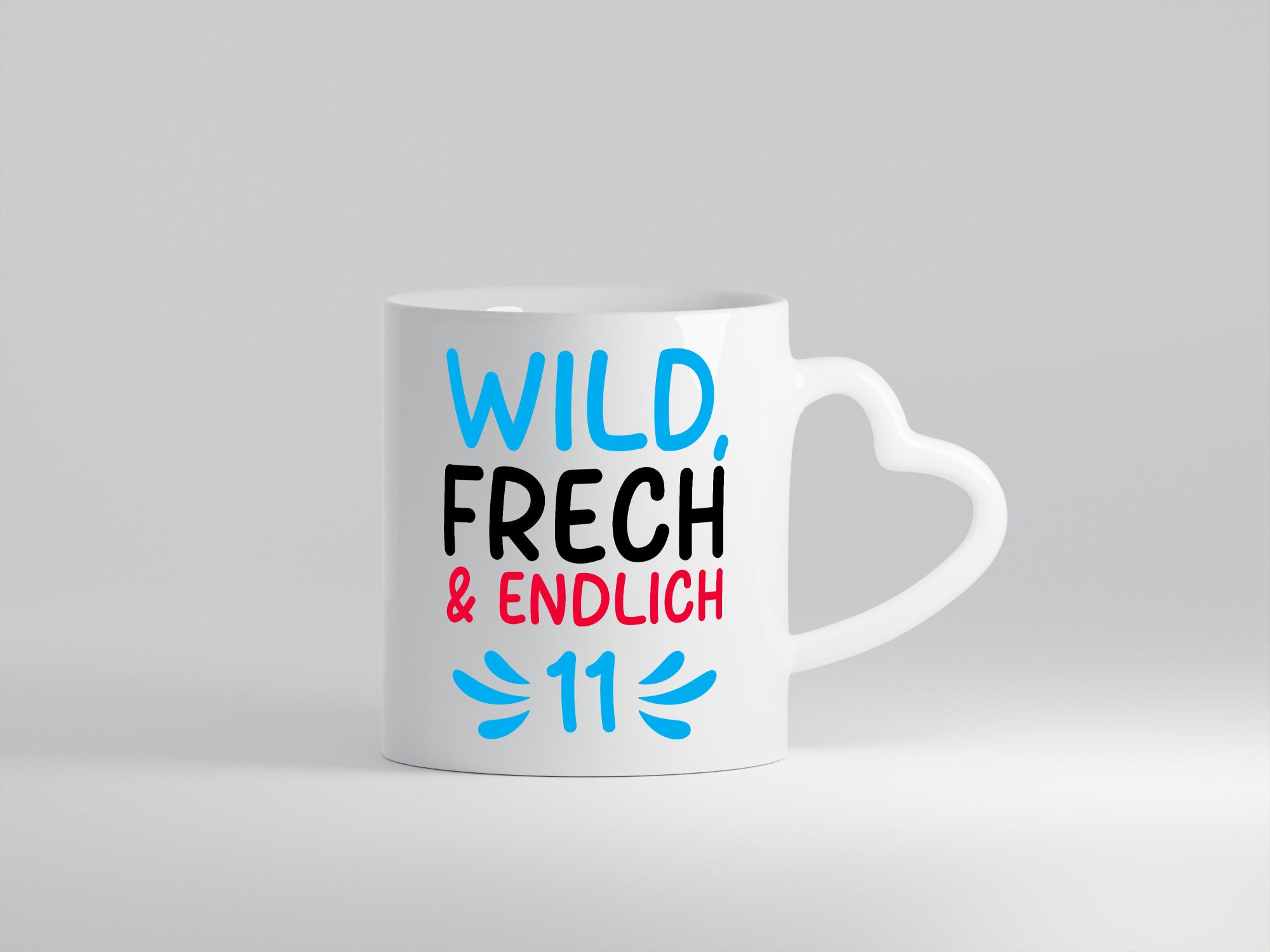 11. Geburtstag | 11 Jahre Wild & Frech lustig Geschenkidee Geschenk Tasse