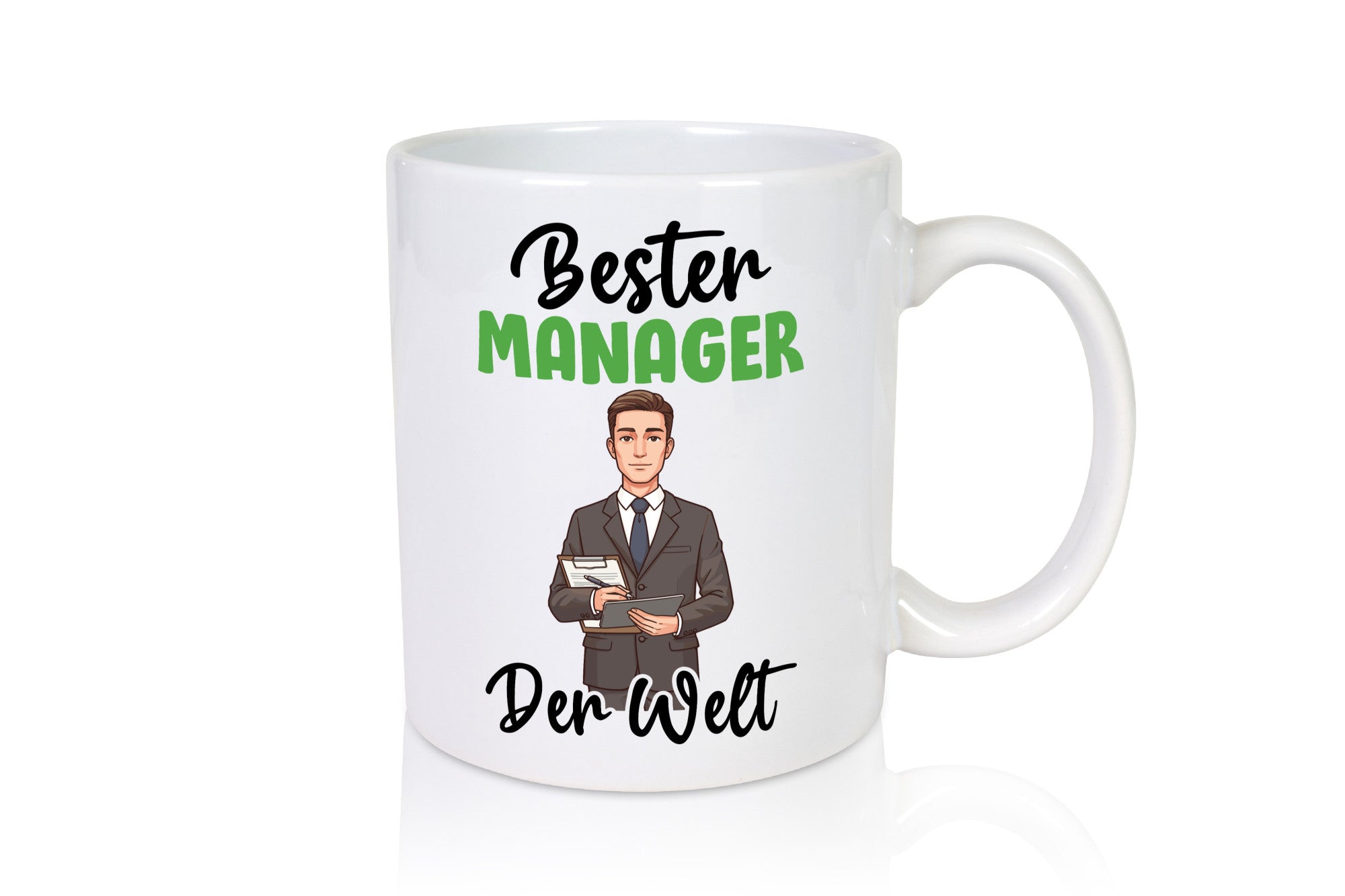 Bester Manager | Management v2 lustig Humor Geschenkidee Geschenk Tasse