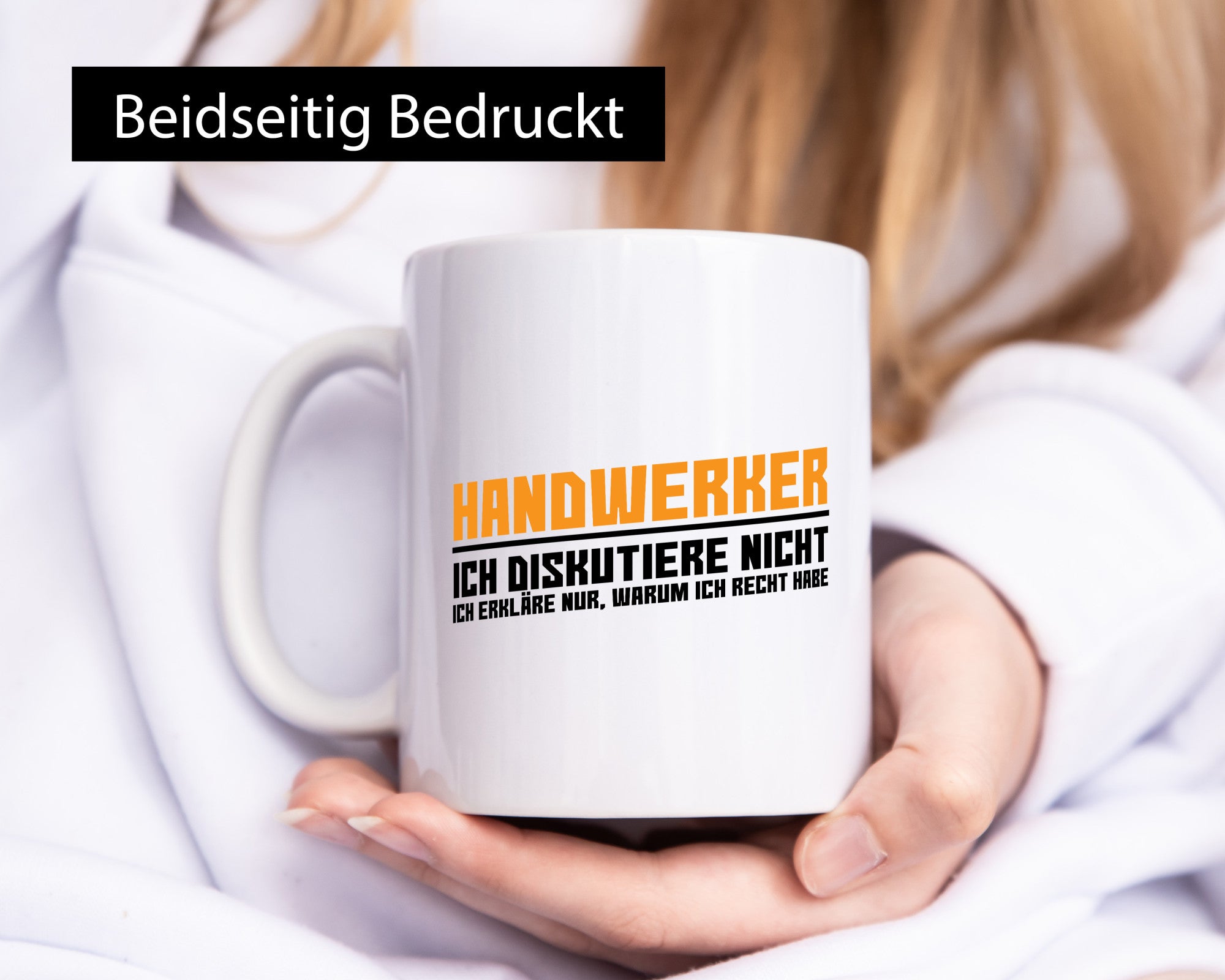 Handwerker | Ich diskutiere nicht, ich sage nur, warum ich Recht habe – Lustiger Spruch Handwerker Geschenk