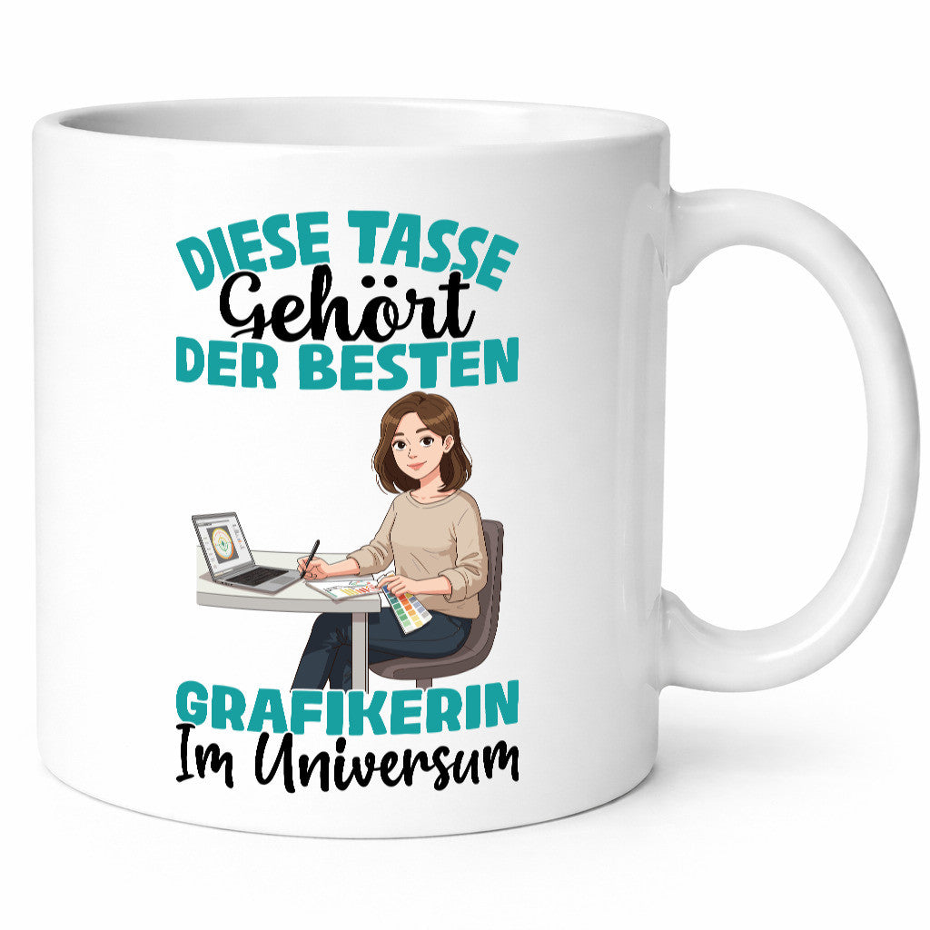 Im Universum: Grafikerin | Grafik Design Geschenk Humor Geschenkidee lustiger