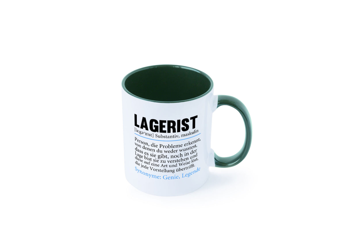 Lagerist | Spruch Beruf Lageristen Lager Arbeiter lustiger Geschenk Arbeit Tasse
