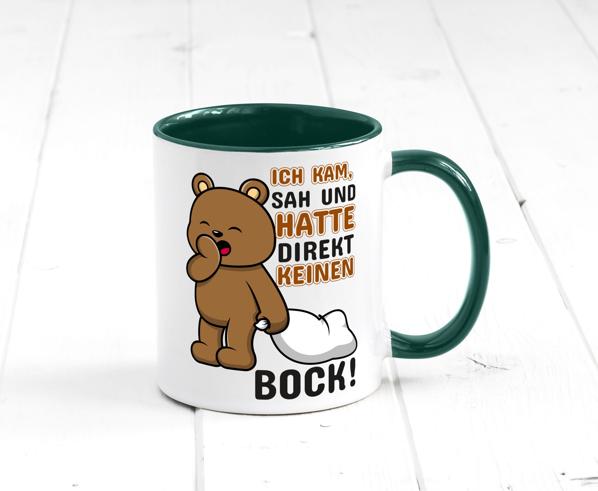 Direkt keinen Bock! | Büro Faultier Morgenmuffel Geschenk Arbeit Kollegen