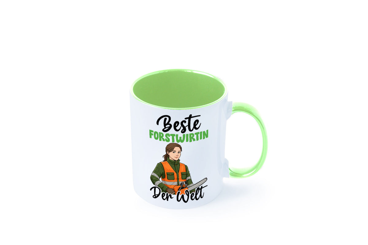 Beste Forstwirtin | Forst Wirtin v2 lustig Humor Geschenkidee Geschenk Tasse