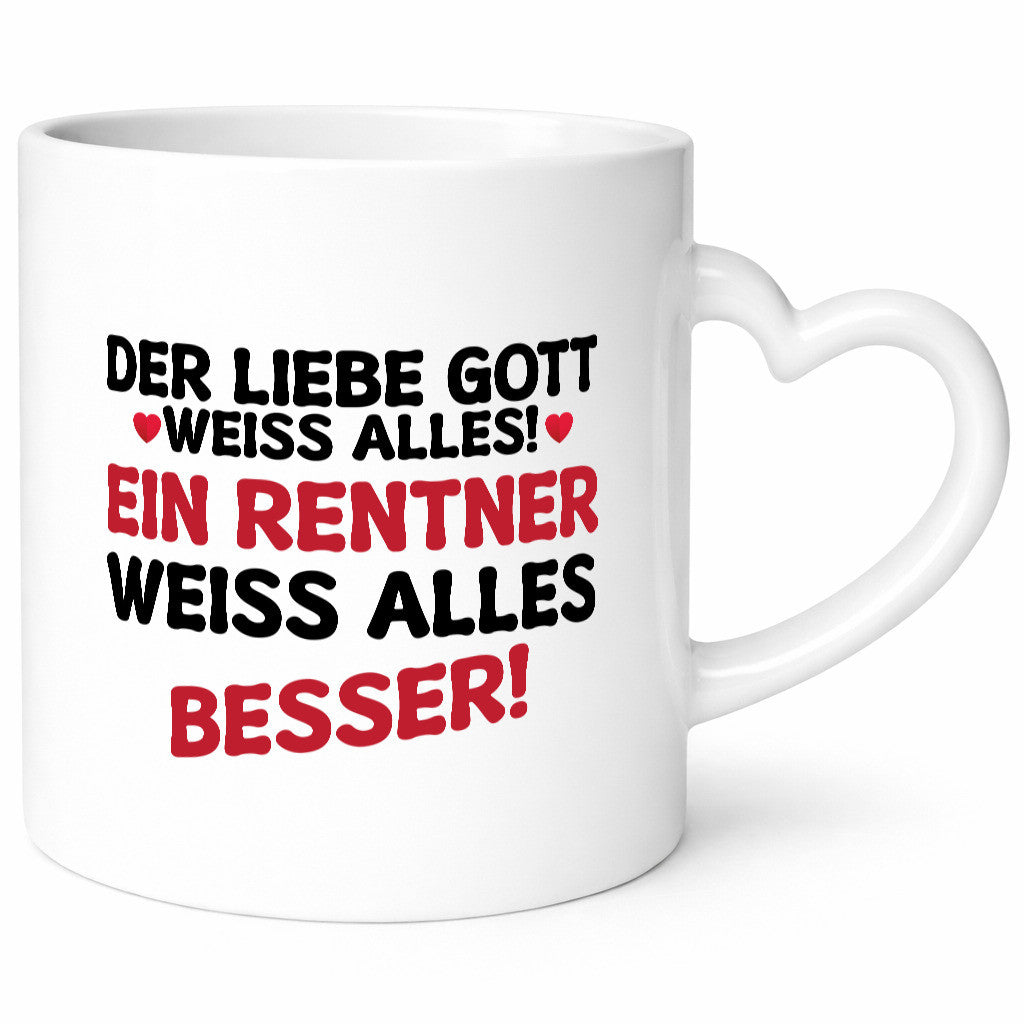 Ein Rentner weiß alles besser | Ruhestand Geschenk Jubiläum lustiger Spruch