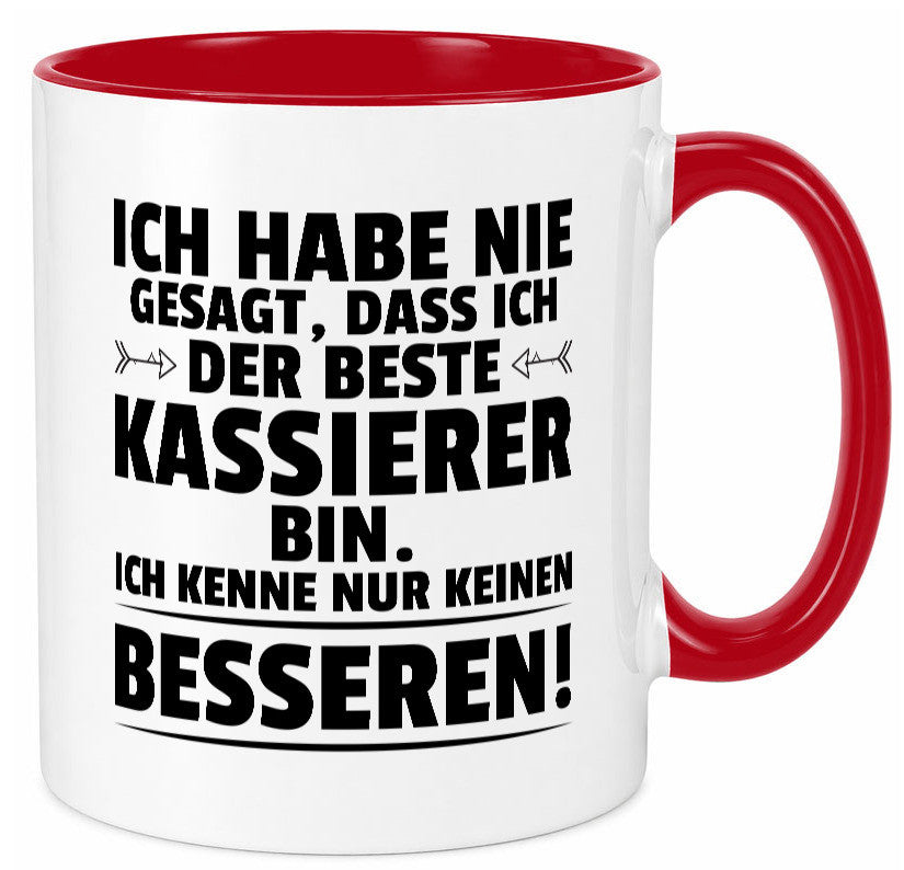 Der Beste Kassierer Geschenk Humor Geschenkidee lustiger Spruch Tasse