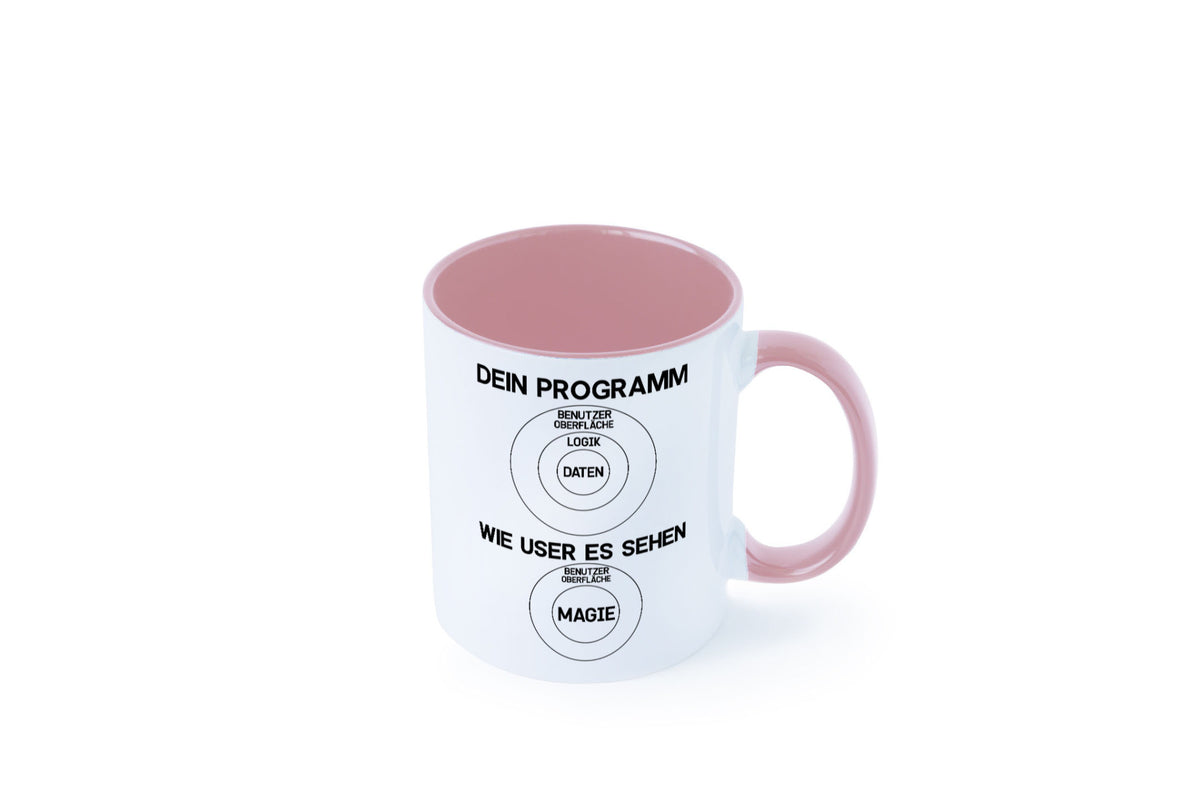 Wie User dein Programm sehen | Programmierer Magie Witz Geschenkidee Humor Tasse