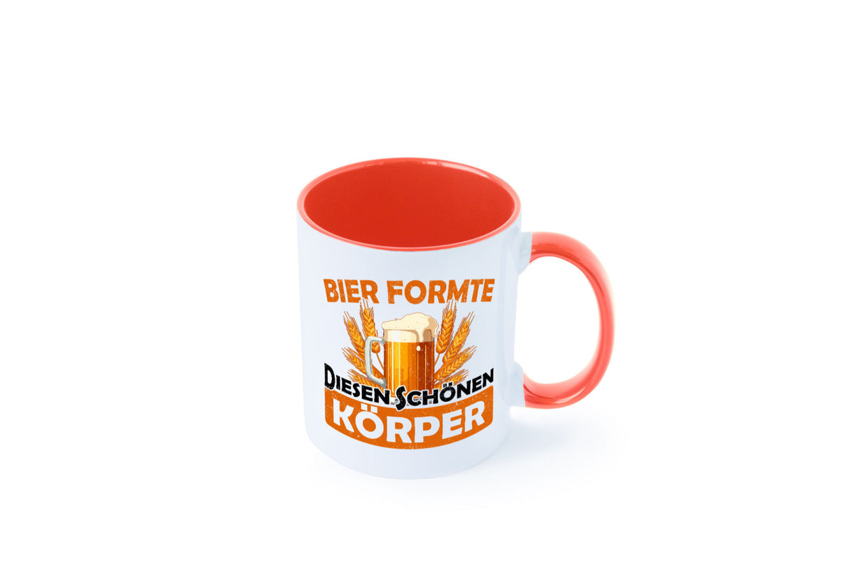 Bier förmte diesen Körper | bierliebhaber v2 Humor Geschenkidee Tasse