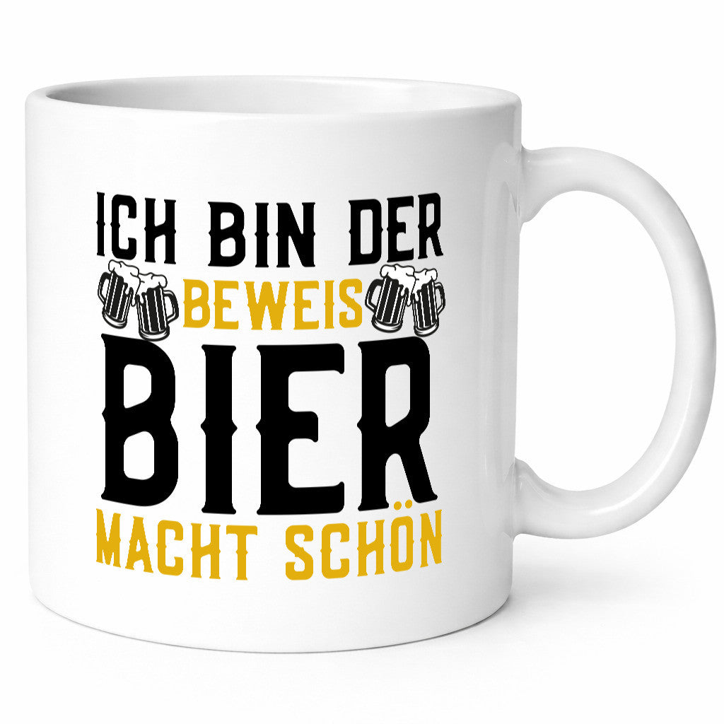 Beweis Bier macht schön | Biertrinker Party Pils Geschenk Humor Geschenkidee