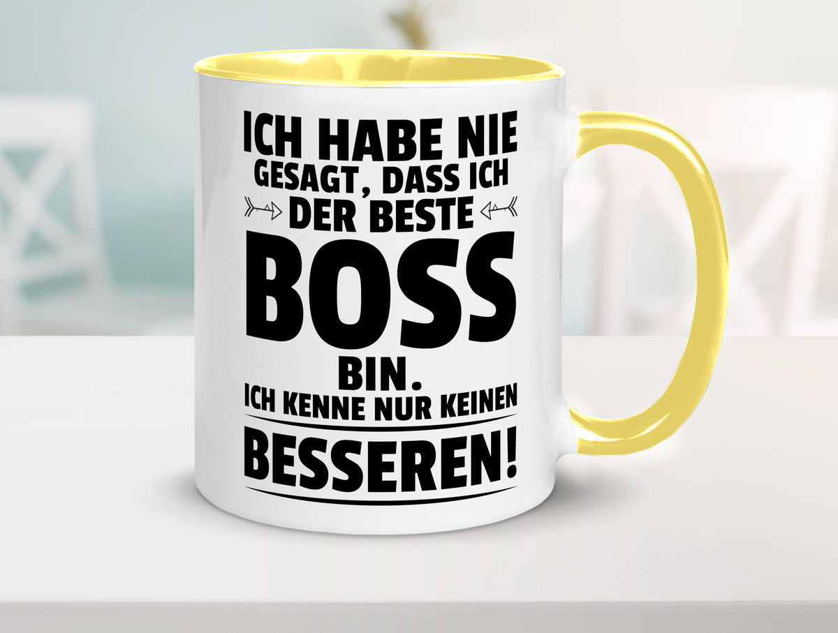 Der Beste Boss | Führungskraft Vorgesetzter lustiger Spruch Geschenk Humor Tasse
