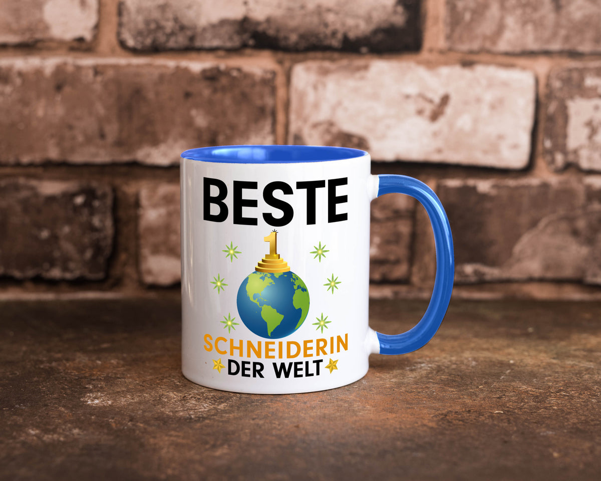 Welt Beste Schneiderin | Beruf Schneiderei lustiger Spruch Geschenk Arbeit Tasse