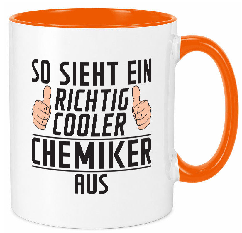Richtig Cooler Chemiker | Chemie Labor Wissenschaft lustig Humor Geschenkidee Tasse
