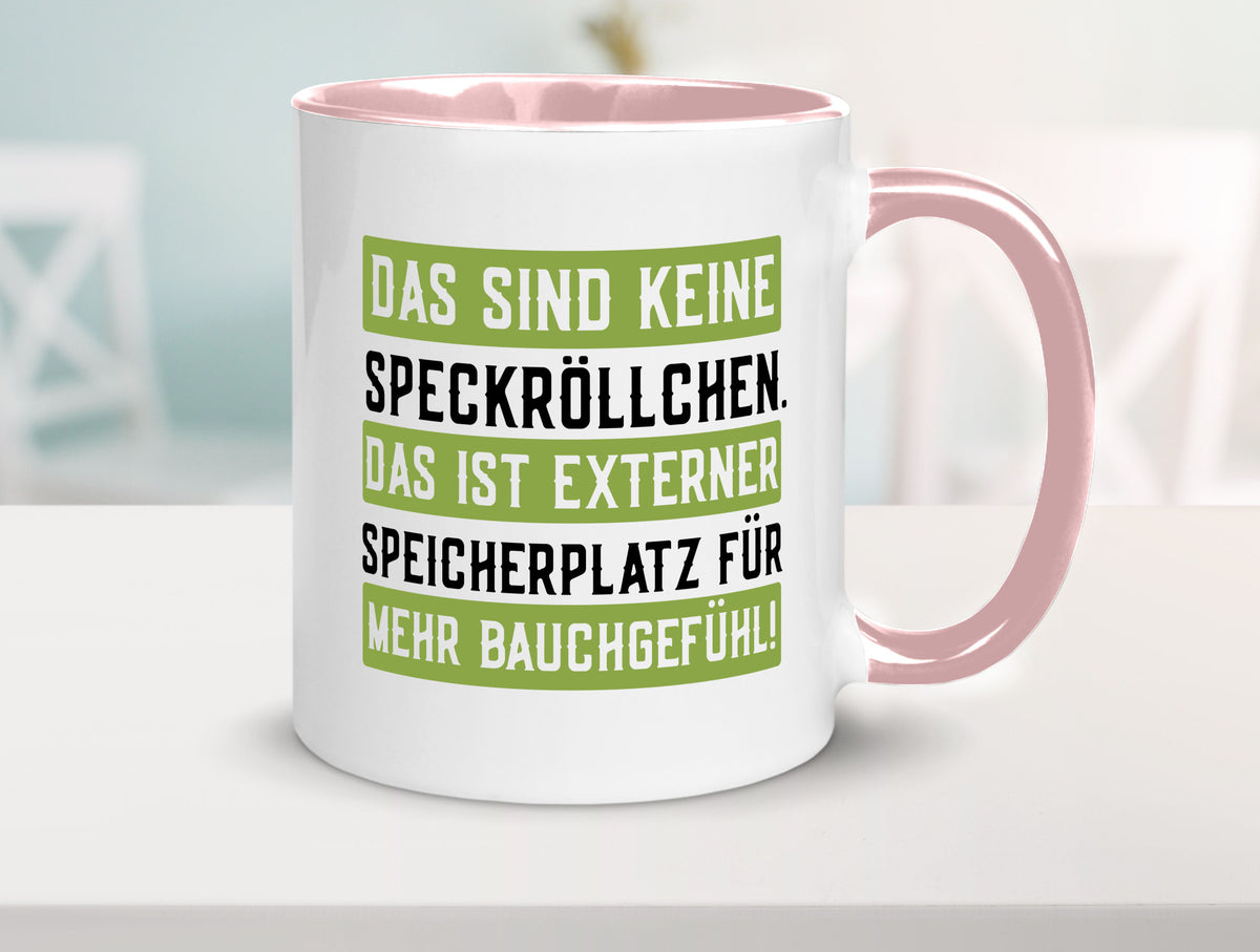 Keine Speckröllchen | Softwareentwickler PC Körperfülle Geschenkidee Humor Tasse