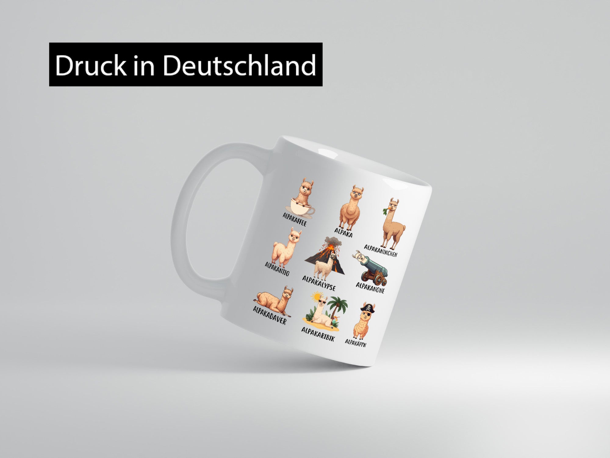 Lama | Wortspiel Alpakaherde Geschenk Humor Geschenkidee lustiger Spruch Tasse