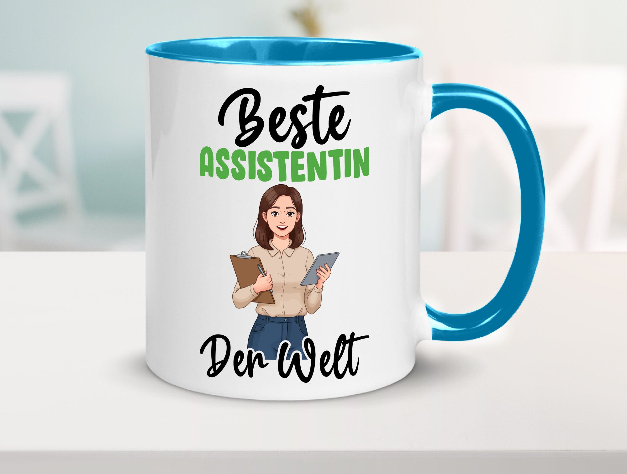 Beste Assistentin | Assistenz Hilfskraft v2 Geschenkidee Humor Tasse