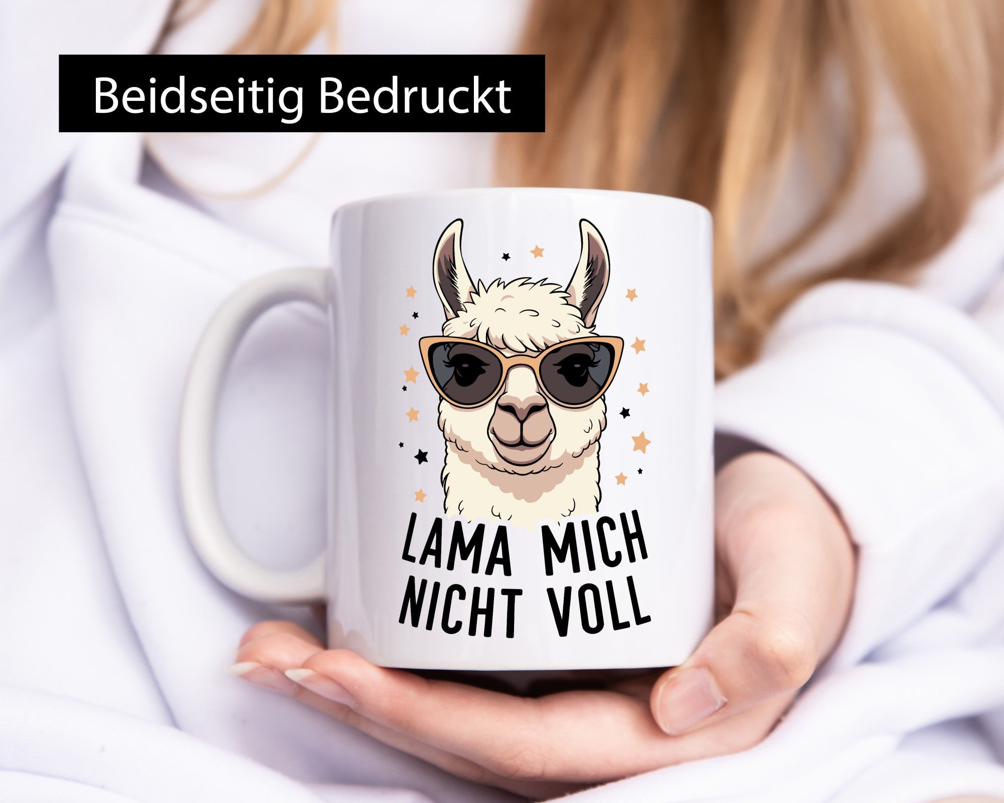 Lama mich nicht voll | Alpaka Geschenk Humor Geschenkidee lustiger Spruch Tasse