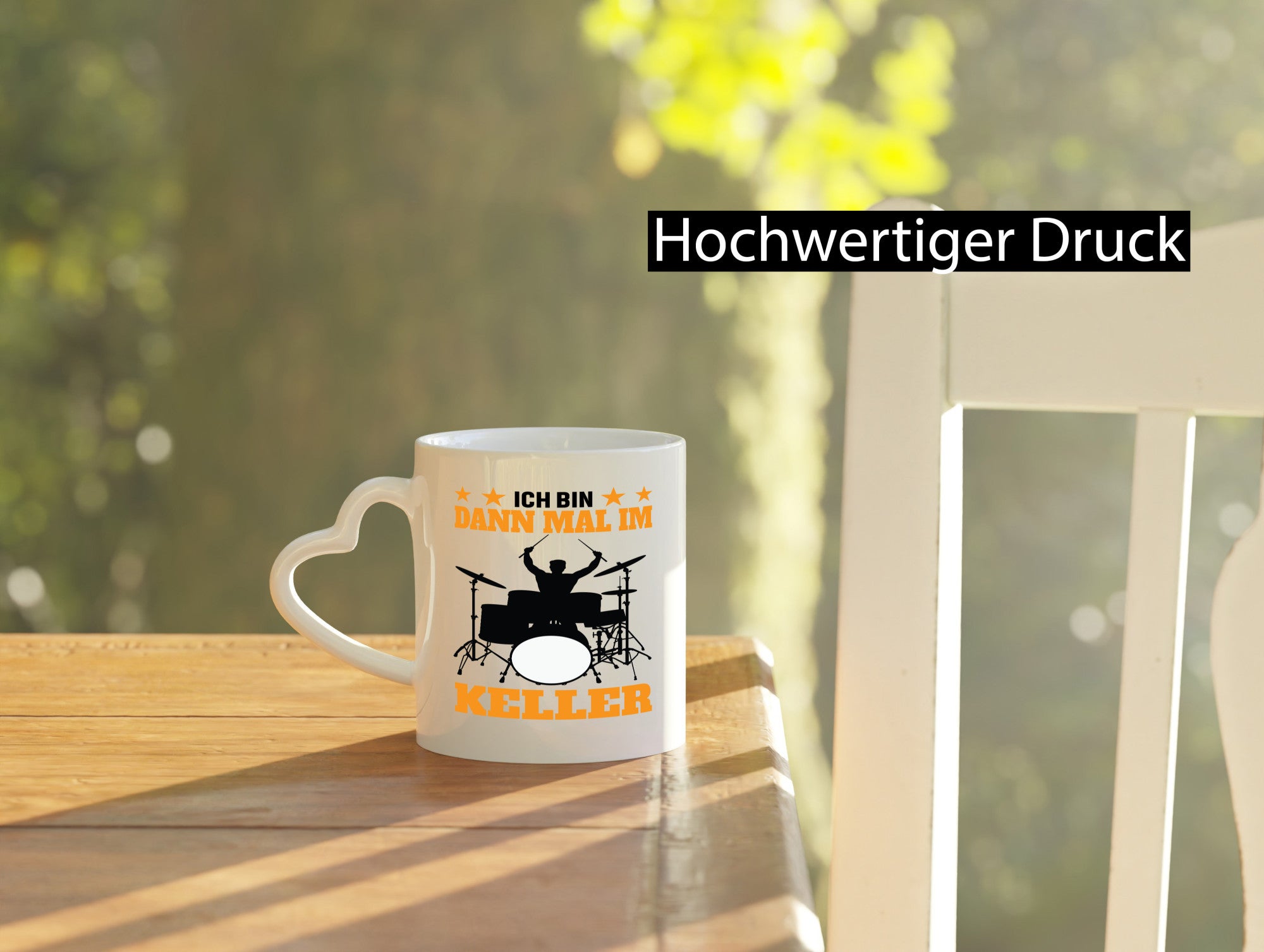 Ich bin dann mal im keller | Schlagzeug Musiker Musik lustig Humor Geschenkidee