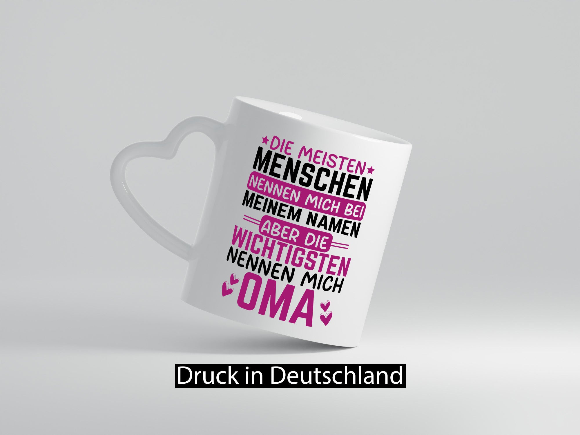 Wichtige Menschen nennen mich Oma | Großmutter Geschenkidee Familie Humor Tasse