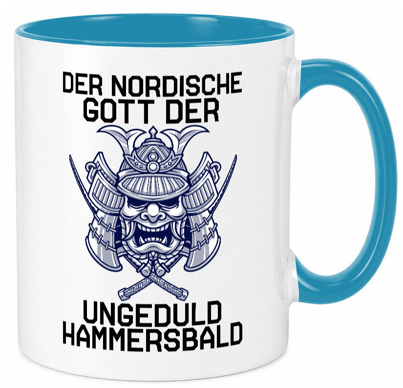 Nordischer Gott der Ungeduld | Mythologie Wikinger lustig Humor Geschenkidee Tasse