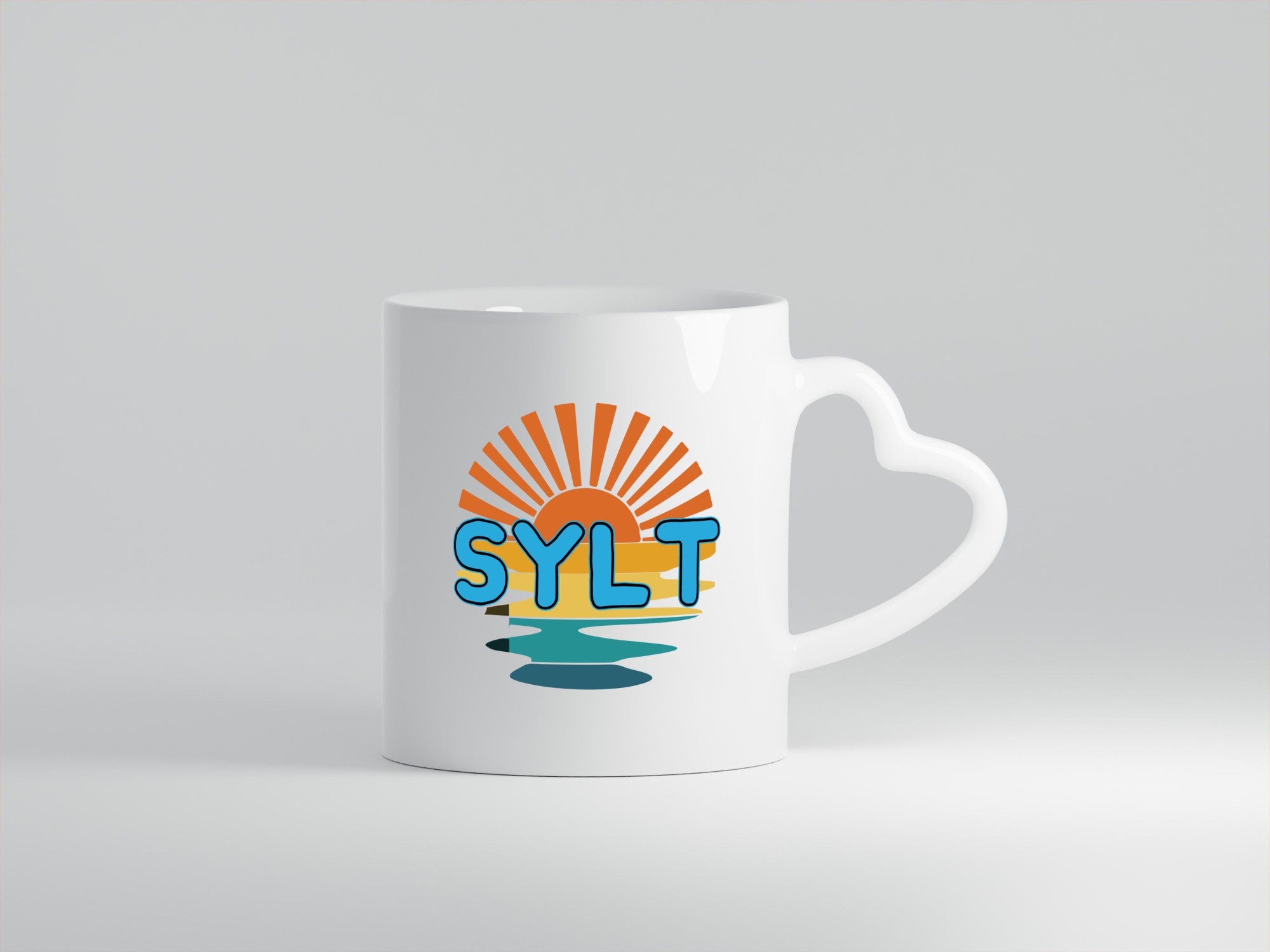 Sylt Tasse | Sonnenuntergang Sylter Möwen Motiv Geschenkidee Humor