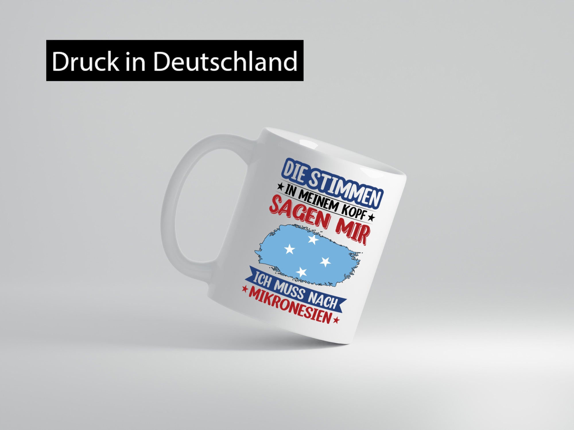 Mikronesien | Urlaub Stimmen in meinem Kopf Traumland Geschenk Humor