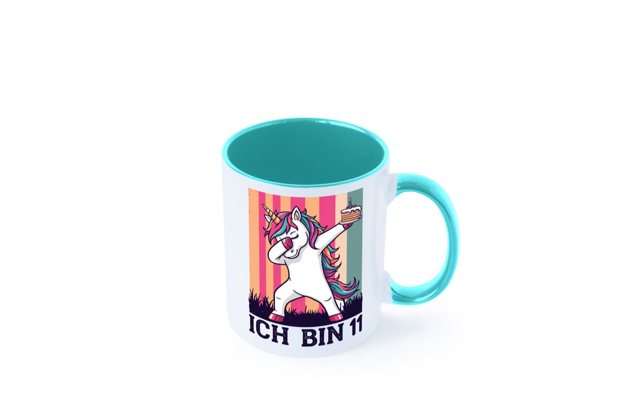 11 Geburtstag | Einhorn Damping Mädchen lustig Geschenkidee Geschenk Tasse