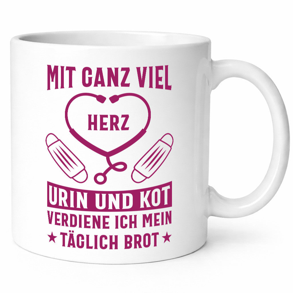 Herz, Urin, Kot, damit verdien ich mein Brot | Stethoskop Geschenk Humor