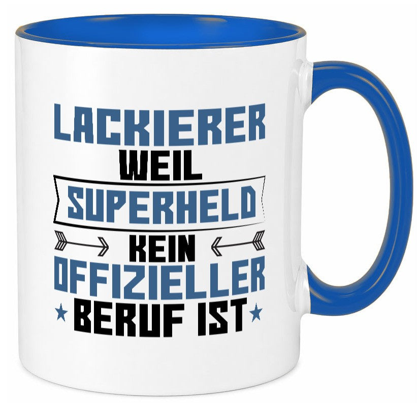 Superheld Lackierer | Definition lackieren lustig Humor Geschenkidee Geschenk Tasse