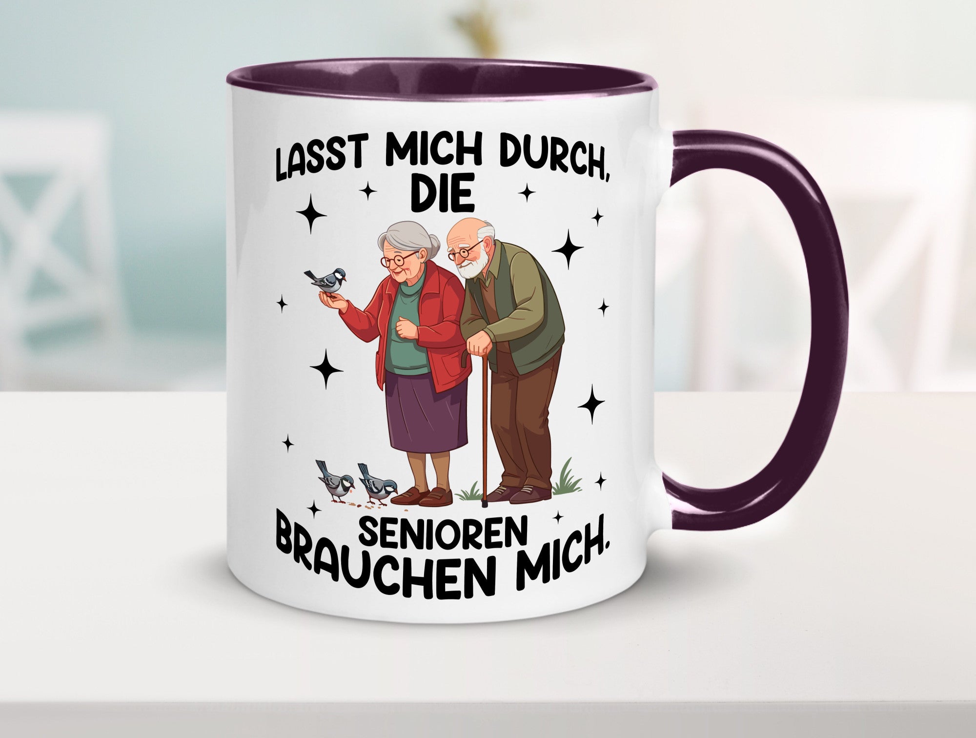 Senioren brauchen mich | Altenpflege Pflegekraft lustiger Spruch Geschenk Humor