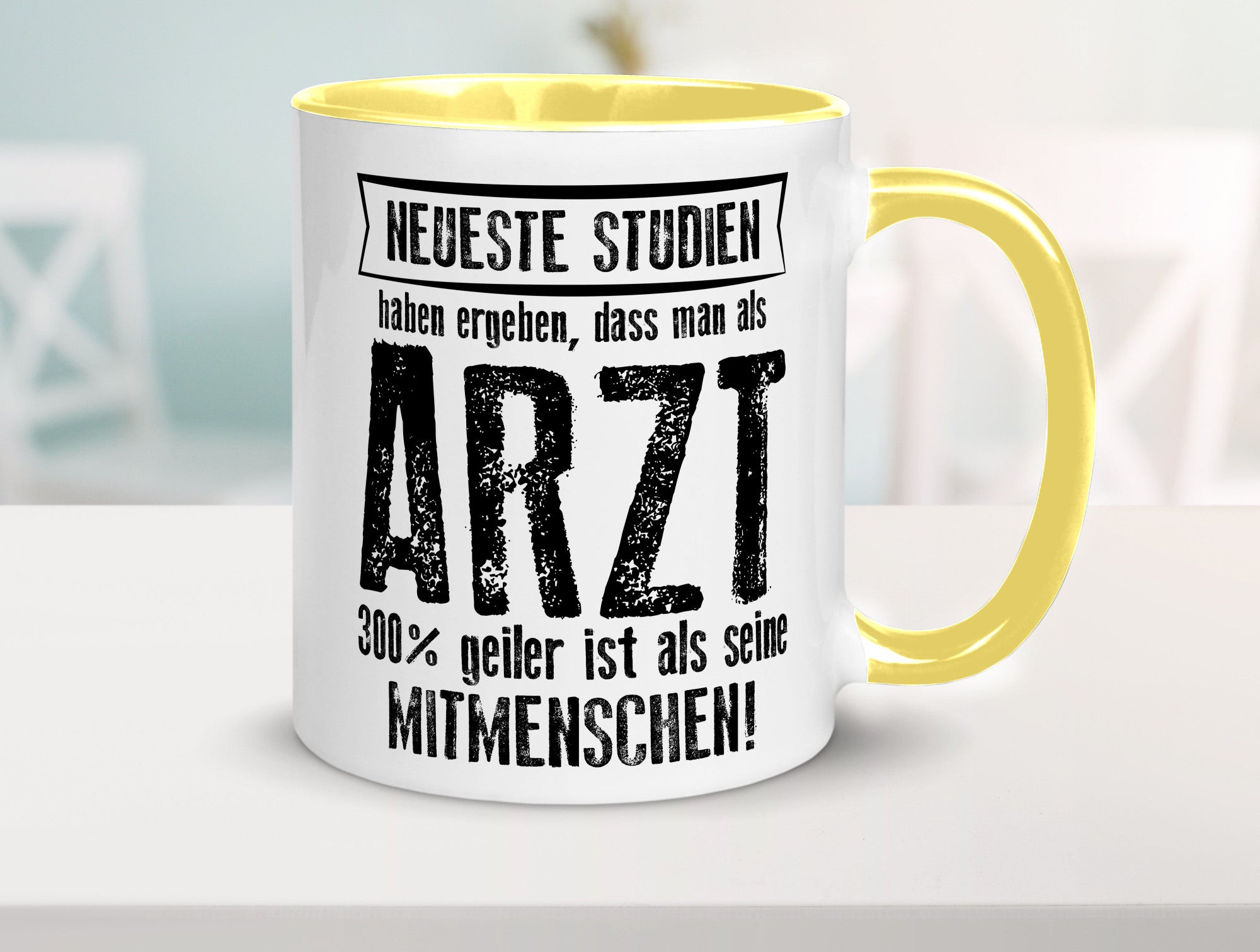 Neuste Studien: Arzt | Medizin Doktor Facharzt Geschenkidee Humor Tasse