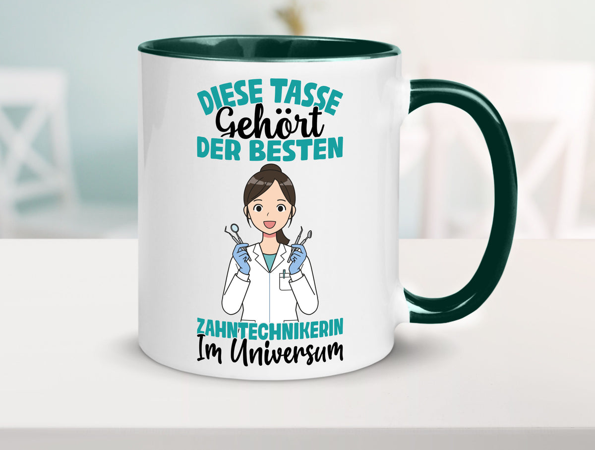 Im Universum: Zahntechnikerin | Zahnmedizin Humor Geschenkidee Tasse