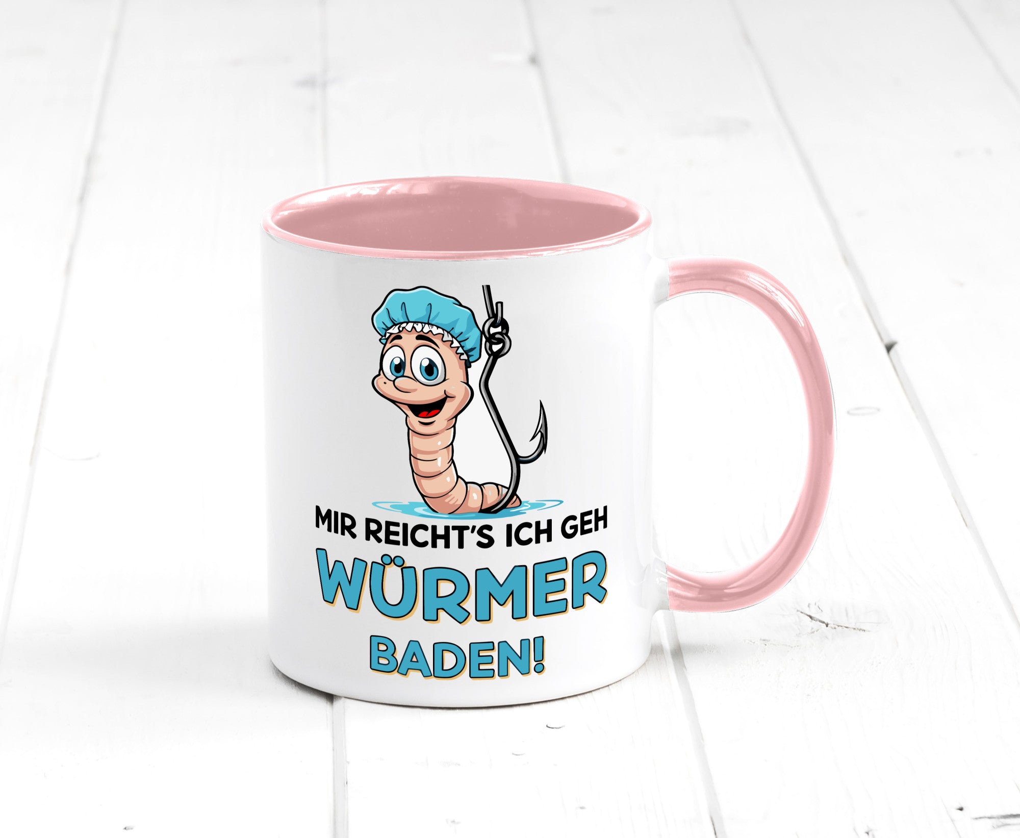 Mir reichts ich geh Würmer Baden | Angler Angeln Geschenk Humor Geschenkidee