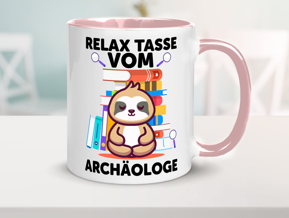 Relax Tasse: Archäologe | Archäologie Forscher lustig Humor Geschenkidee
