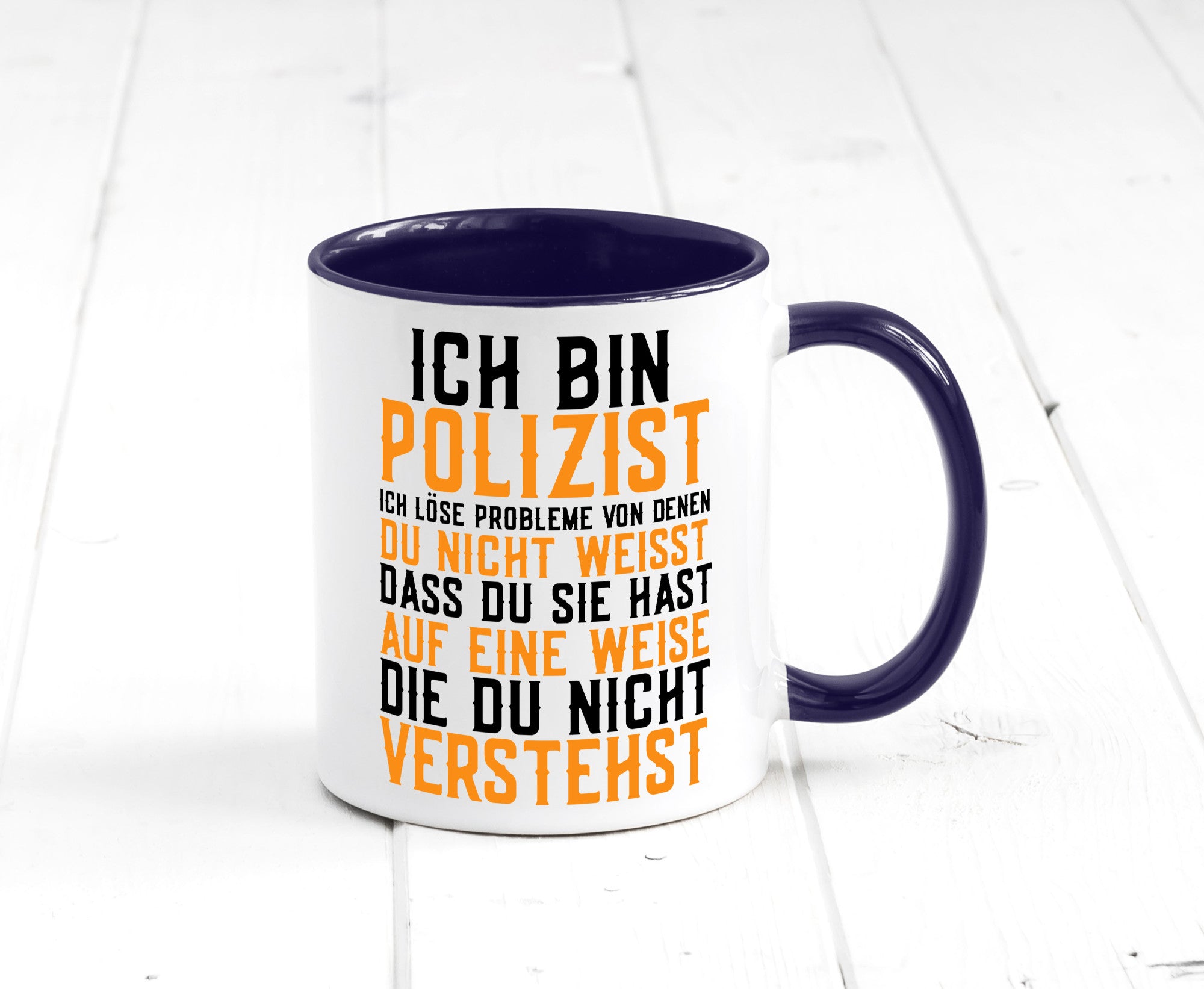 Ich bin Polizist | Polizei Beruf Job lustiger Spruch Geschenk Arbeit Kollegen