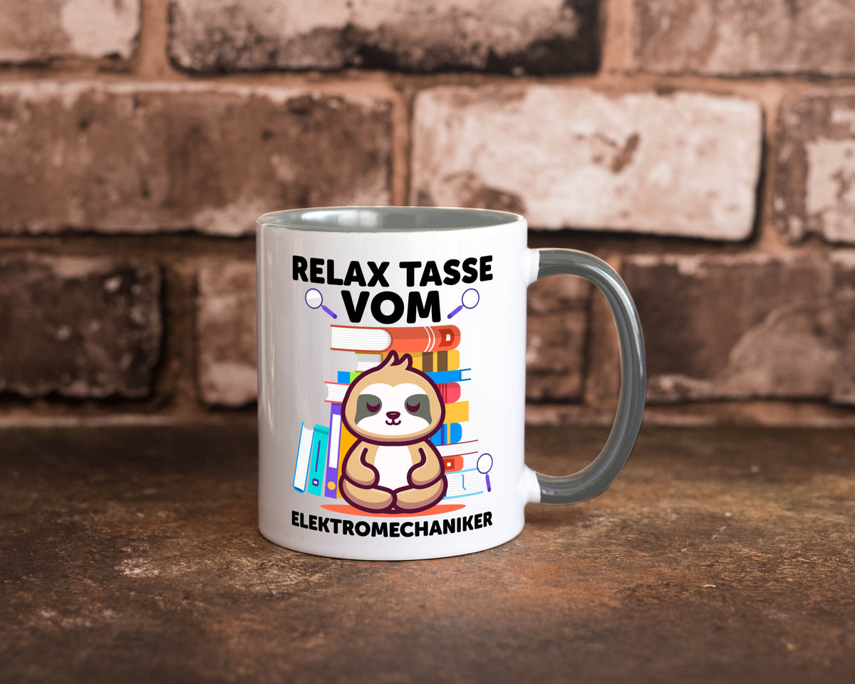 Relax Tasse: Elektromechaniker | Mechaniker Geschenk Humor Geschenkidee