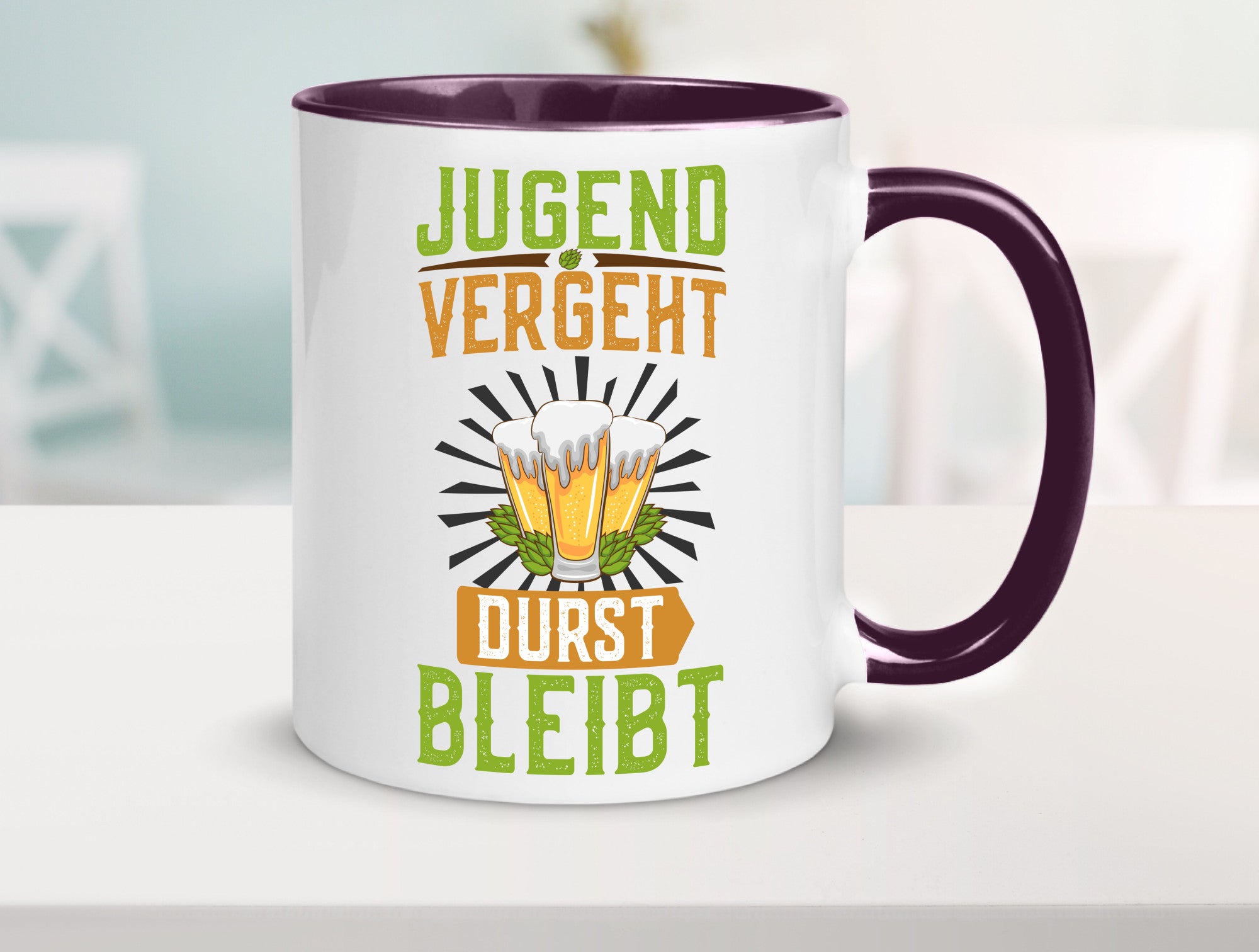 Jugend vergeht durst bleibt | Biertrinker Bierliebhaber lustiger Spruch