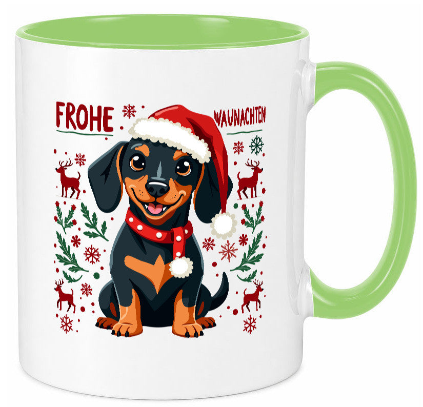 Frohe Waunachten | Ugly Christmas Weihnachtshund v2 Humor Tierliebhaber