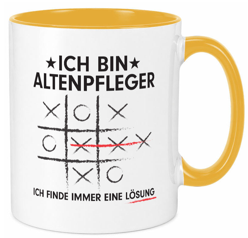 Lösung finden: Altenpfleger | Pflegepersonal v2 lustiger Spruch Geschenk Humor