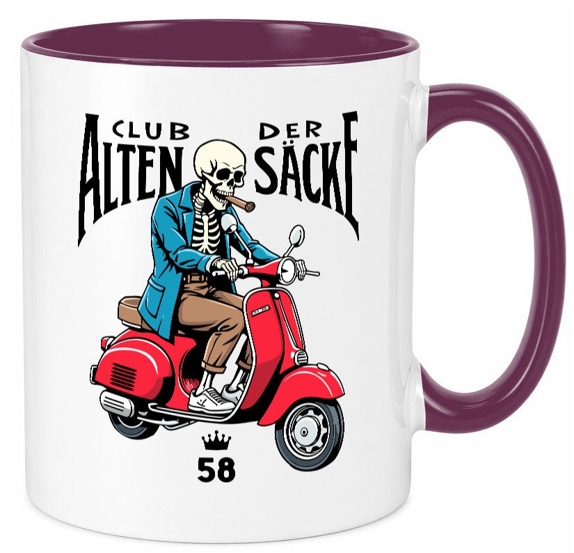 58. Geburtstag | 58 Jahre Club der alten Säcke v2 lustig Geschenkidee Geschenk Tasse