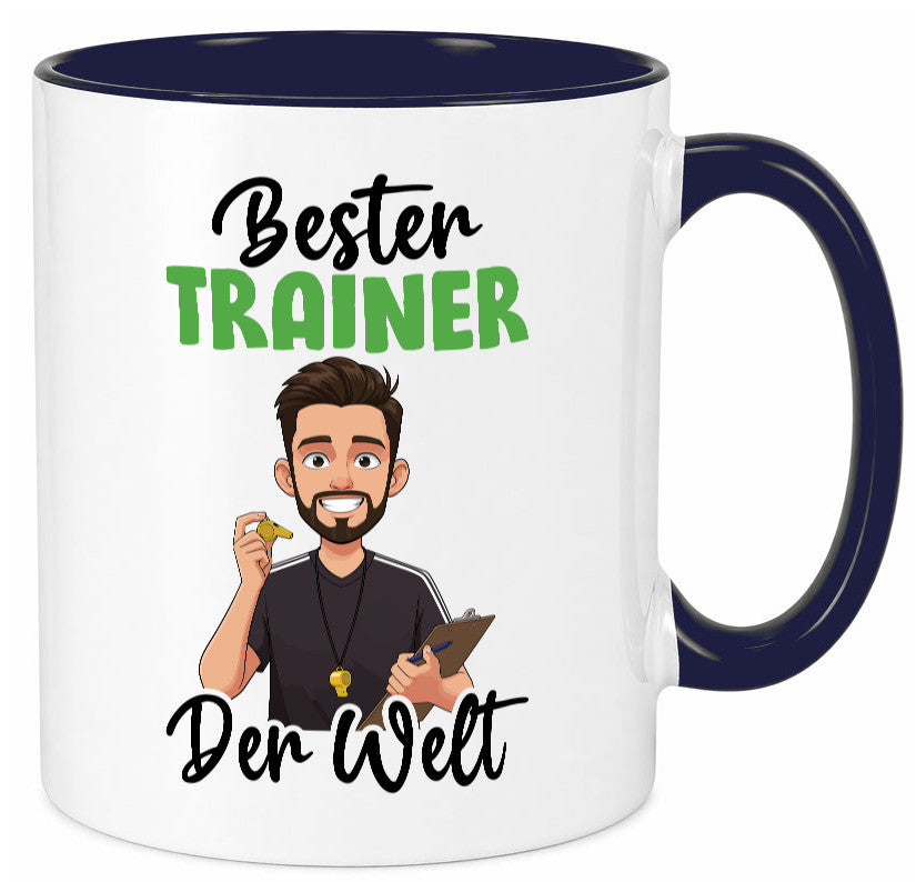 Bester Trainer | Verein Sport v2 Humor Geschenkidee Tasse