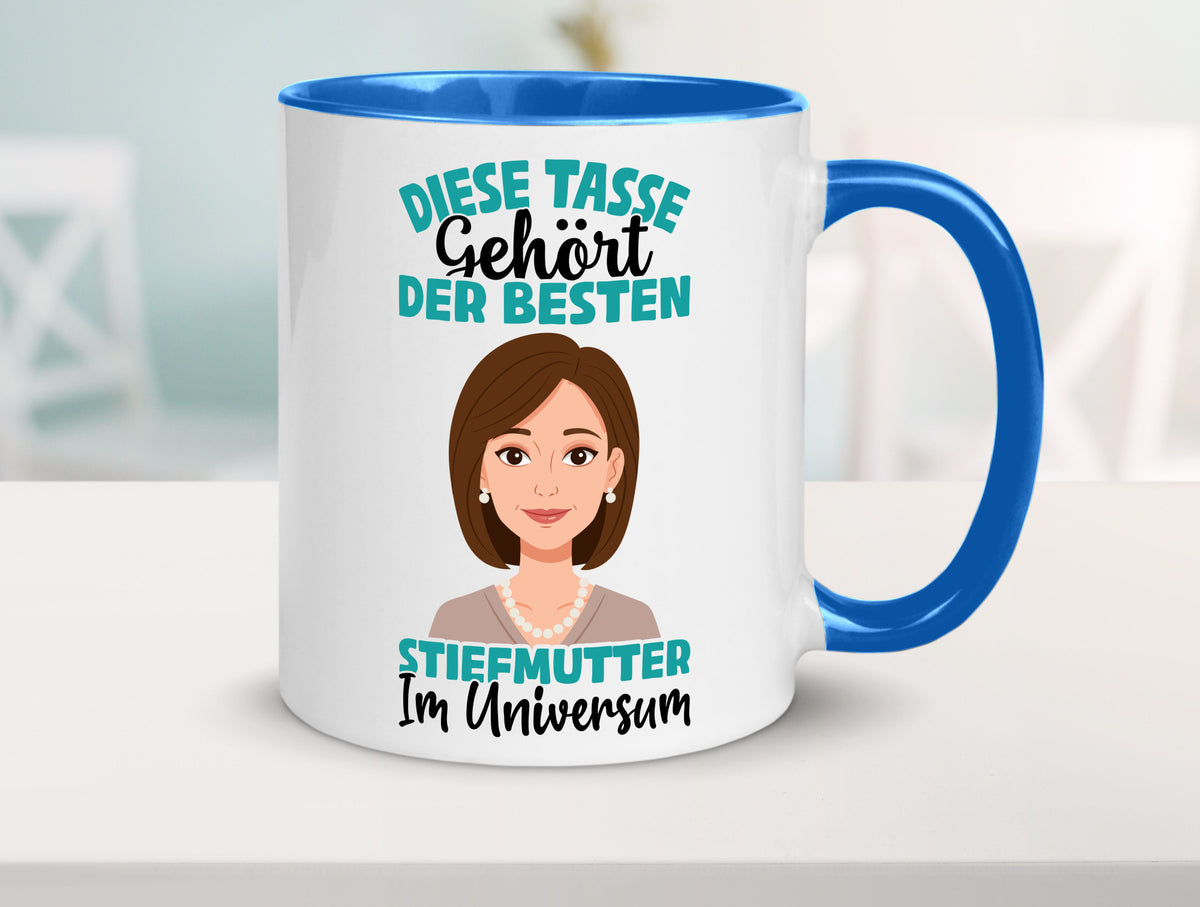 Im Universum: Stiefmutter | Stieftochter Beste Geschenk Familie Geschenkidee Tasse
