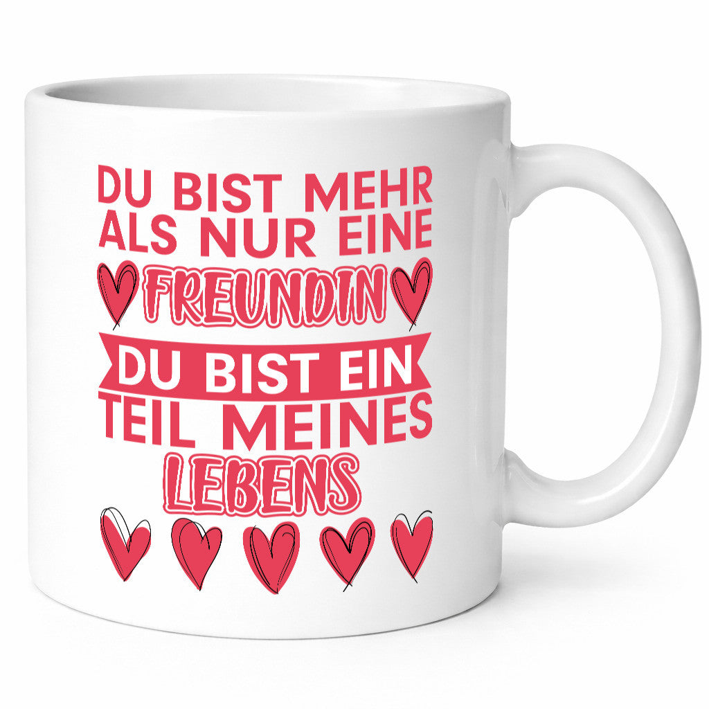 Beste Freundin lustiger Spruch Geschenk Humor Geschenkidee Tasse