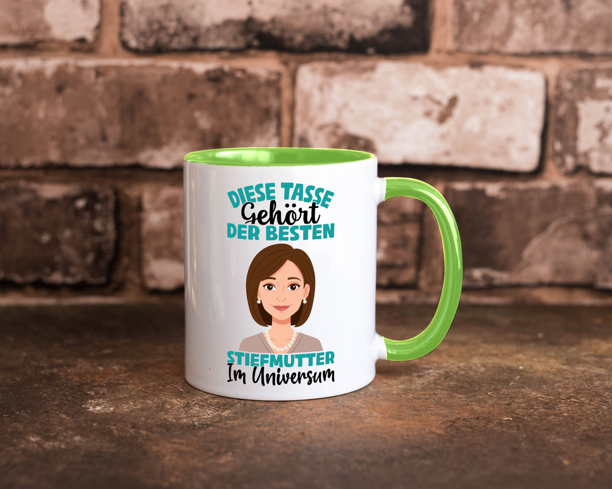 Im Universum: Stiefmutter | Stieftochter Beste Geschenk Familie Geschenkidee Tasse