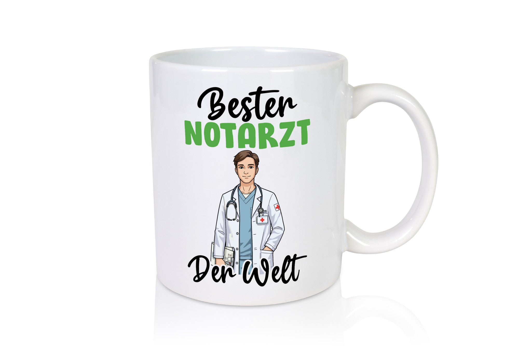 Bester Notarzt | Arzt v2 Humor Geschenkidee Tasse
