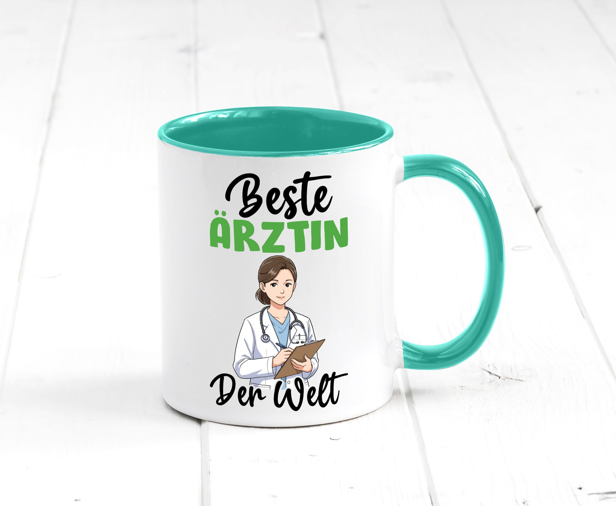 Beste Ärztin | Medizin Doktorin Fachärztin v2 Humor Geschenkidee Tasse