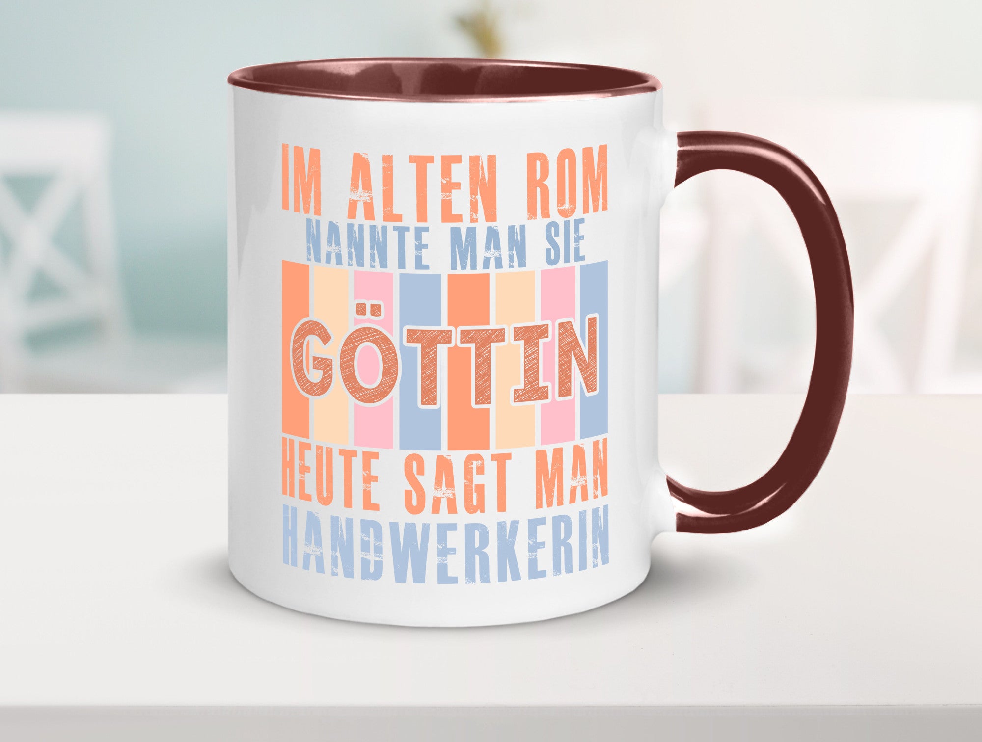 Heute sagt man: Handwerkerin | Handwerkerinnen Geschenk Humor Geschenkidee