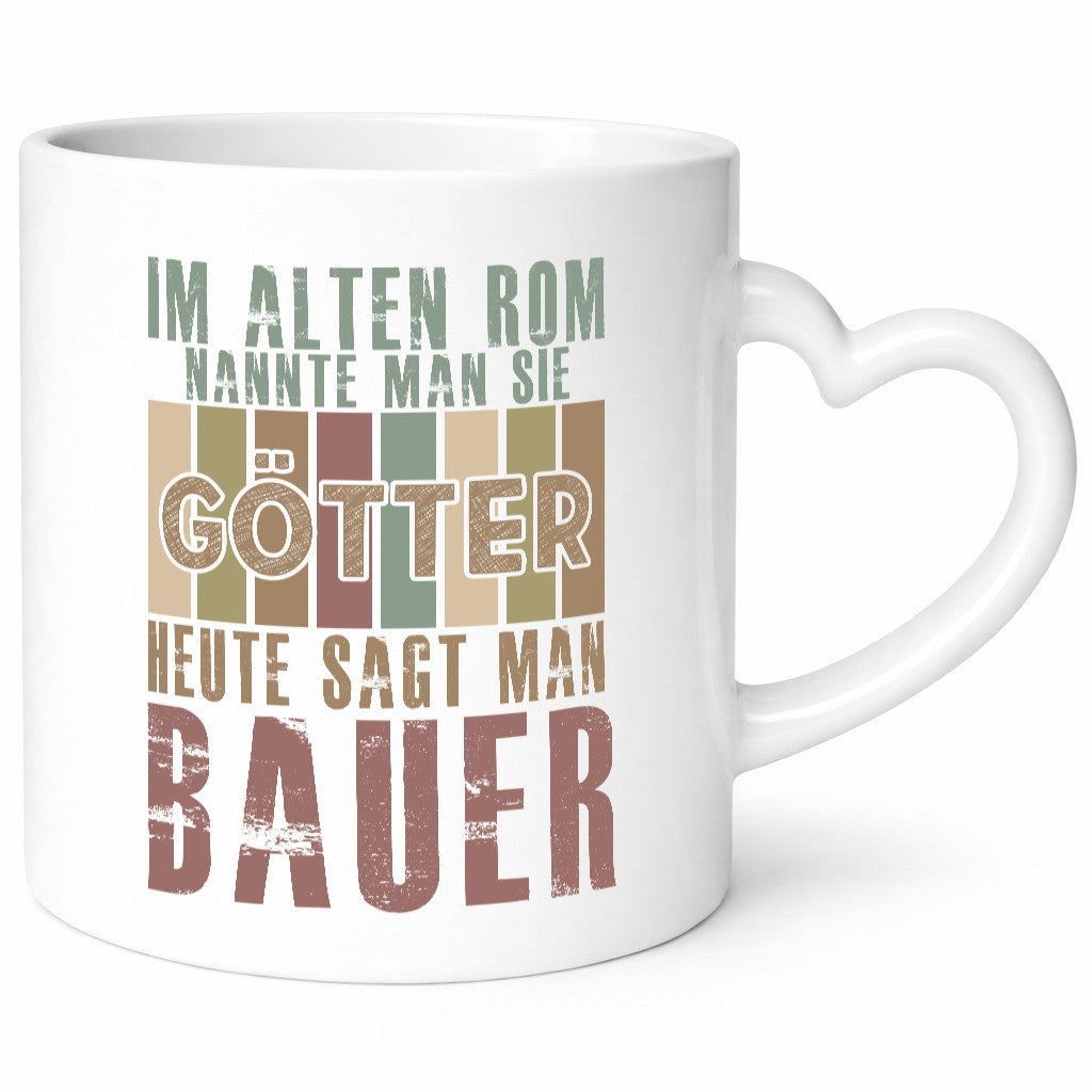 Heute sagt man: Bauer | Bauernhof Landwirtschaft Humor Geschenkidee Tasse